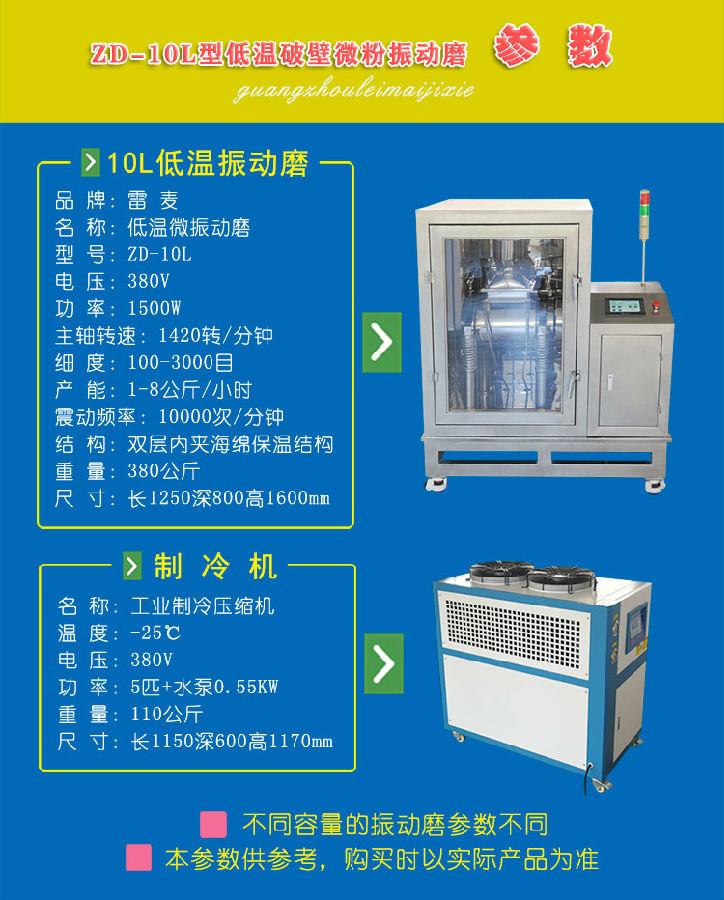 10升低溫振動(dòng)磨